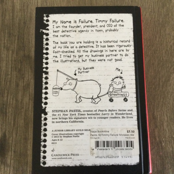 Timmy Failure, Sherlock Holmes, and I Funny 3 book lot - Picture 6 of 12